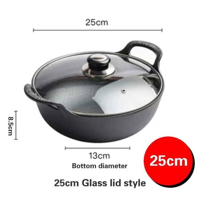 Traditional Asian Cast Iron Cooking Pot - Enhance Your Culinary Journey