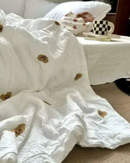 Cooling Lightweight Summer Comfort Quilt for Single Beds - Soft Air-Conditioning Blanket/Duvet