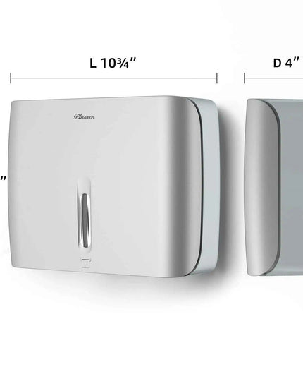 Wall-Mounted Key-Lock Paper Towel Dispenser with 200 Capacity