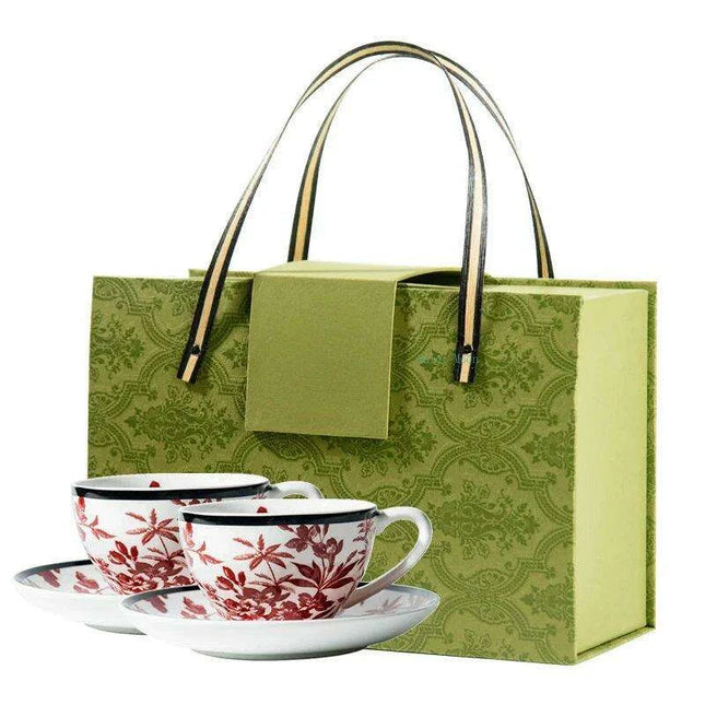 Charming French Rose Vintage Tea Cup and Saucer Set - Timeless Elegance for Every Gathering