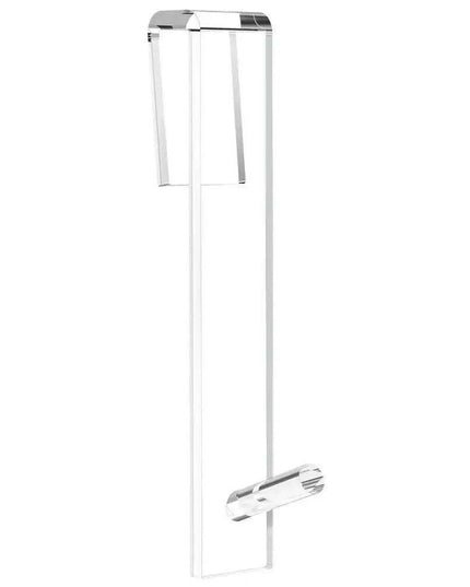 Frameless Acrylic Shower Door Organizer - Effortless Installation with No Drills Required