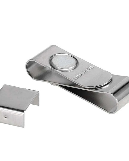 Stainless Steel Magnetic Pool Cue Chalk Holder - Essential Gear for Cue Players