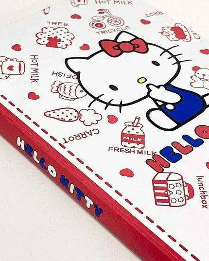 Hello Kitty Cute Heart Design Coloring Journal - Adorable Anime Notebook for Creative Mindfulness