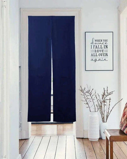 Japanese Noren Doorway Curtain: Elegant Cultural Tapestry with Dual Function Pockets