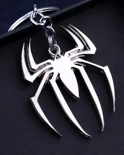 Spiderman Emblem Keychain - Stylish Spider Keyring for Marvel Enthusiasts