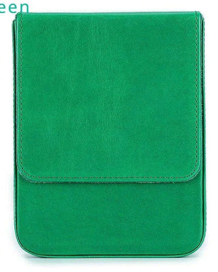 Elegant Genuine Leather Pen Organizer - Stylish Storage for Office and Travel