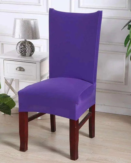 Elegant Beige Stretchable Slipcovers for Dining Chairs at Special Events