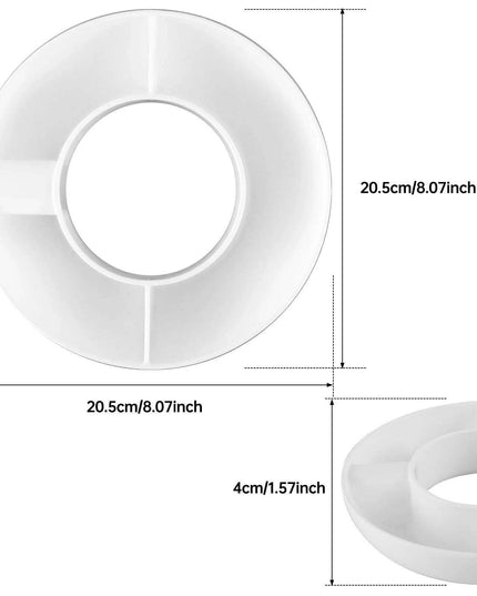 Ultimate 3-Compartment Snack Bowl for 40oz Tumblers