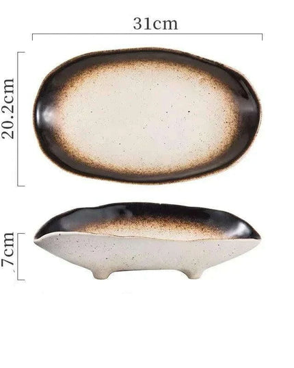 Chic High-Legged Ceramic Serving Bowl for Contemporary Dining Style