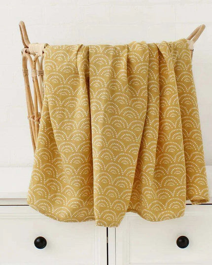 Luxuriously Soft Organic Bamboo Cotton Swaddle Blanket for Infants