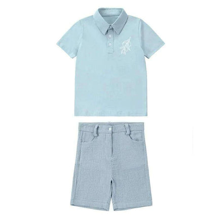 Kids' Summer Muslin Outfit Set