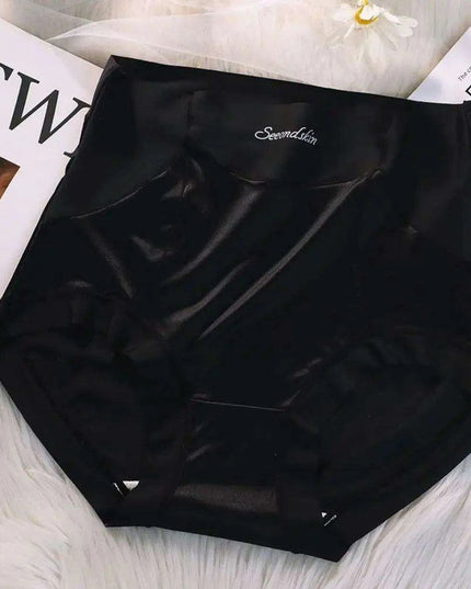 Elegant Satin Japanese Lingerie Set for Women - Plus Size Briefs in Stylish Solid Shades