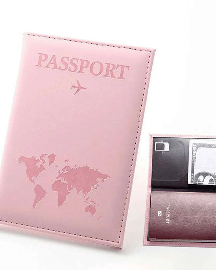 Stylish Genuine Leather RFID Passport Holder for Trendy Travelers