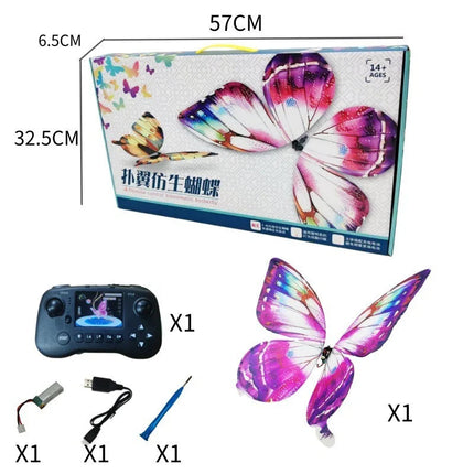 RC Bionic Flapping Wing Butterfly Electric Toy Parent-child Interactiv