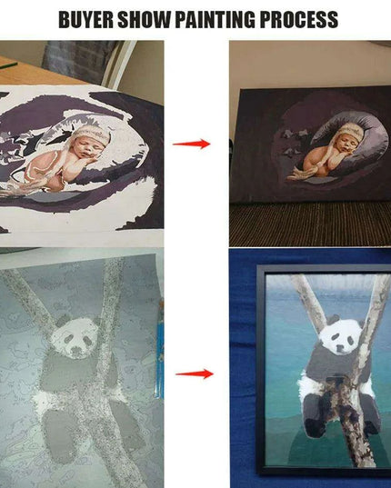 Customizable Paint by Numbers Set: Transform Your Cherished Memories into Stunning Artworks for All