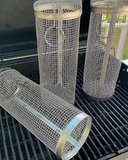 Versatile Stainless Steel BBQ Grilling Basket for Outdoor Cooking Adventures