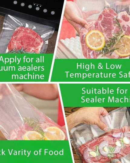 5-Pack Premium Sous Vide Vacuum Sealer Rolls - Customizable Lengths for All Sealers