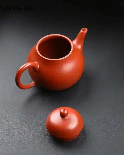 Elegant 120ml Authentic Yixing Purple Clay Teapot - Handcrafted Travel Tea Set