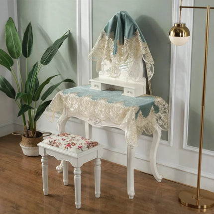 4972015 European Lace Dresser Tablecloth - Elegant Bedroom Cover