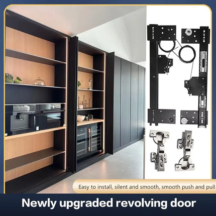 Invisible Butterfly Pocket Door Slide Hardware — 7 Track Lengths