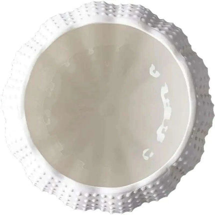 Chic White Sea Urchin Ceramic Dipping Bowl - Essential Dining Accessory