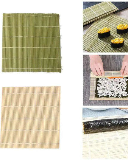 Bamboo Sushi Rolling Mat Complete Kit - Master the Art of Homemade Sushi Rolls