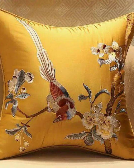 45x45/50x35cm Chinese Traditional Embroidered Bird Cushion Cover