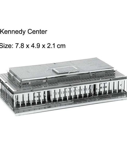 Global Landmark 3D Metal Puzzle Set: Construct and Discover Iconic Structures