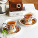 Regal Ceramic Tea Set with Fine Bone China Cups and Saucers