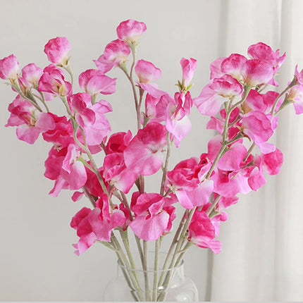 Japanese Sweet Pea Artificial Flower Bouquet – 62 cm