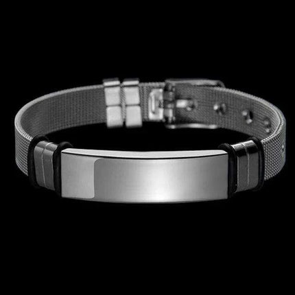 Customizable Leather Date Bracelets with Engraved Personalization