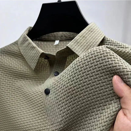 Men's Short Sleeve Polo Shirt — Breathable Summer Top