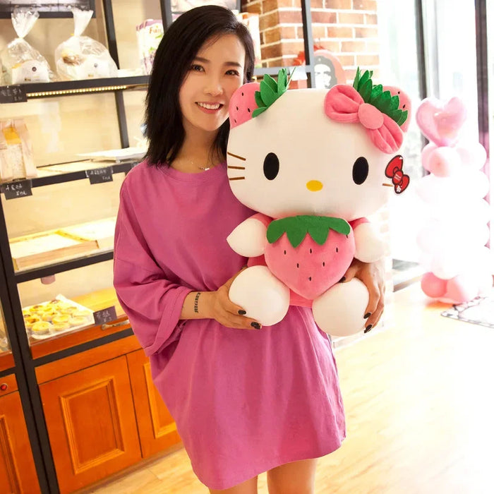 Y2K Hello Kitty Plush Toy - Adorable Kawaii Gift for Kids' Birthday Joy