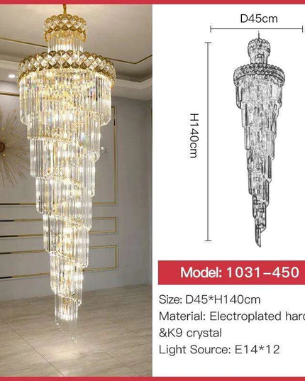 Opulent Crystal Chandelier - Chic Lighting Solution