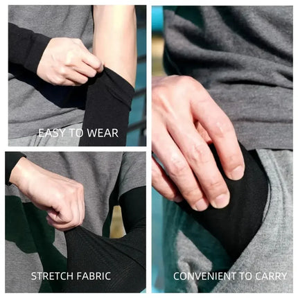 6-Pack Unisex Cooling Arm Sleeves — UV Protection & Compression