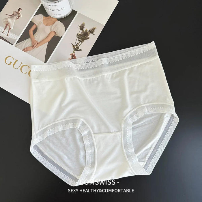 Modal Comfort Women's Underwear - Luxurious Mid-Rise Panties for Everyday Elegance