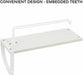 Rustic Wall-Mounted Organizer with Towel Rack and Shelf Storage