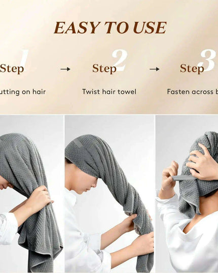 Luxury Microfiber Hair Drying Towel