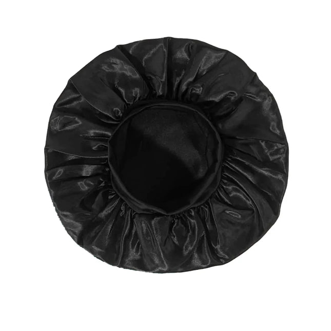 Aexfer Women's Satin Bonnet - Wide-Brimmed, Soft Elastic Band