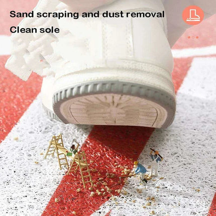 Personalized Cartoon PVC Welcome Mat with Enhanced Grip and Adjustable Sizing Options