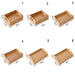 Sustainable Bamboo Rectangular Serving Tray for Tea, Fruits, and Desserts