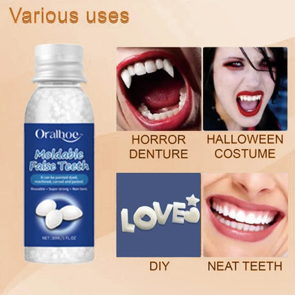 Resin Dental Adhesive — Shapeable Temporary Tooth Repair, Multi-Pack Options
