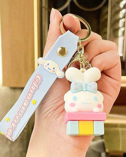 Cinnamoroll Character Keychain - Whimsical Bag and Key Charm for a Playful Touch