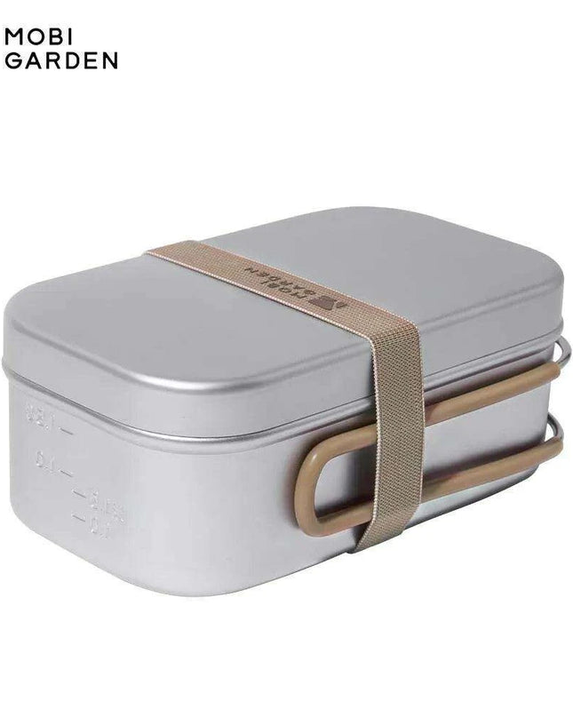 Portable Aluminum Dining Box for Outdoor Culinary Adventures