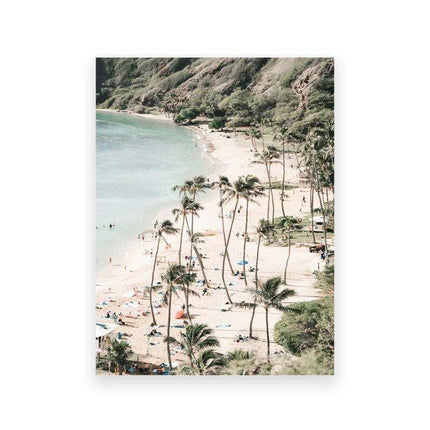 California Dreaming Surf Canvas Art - Elegant Coastal Home Decor