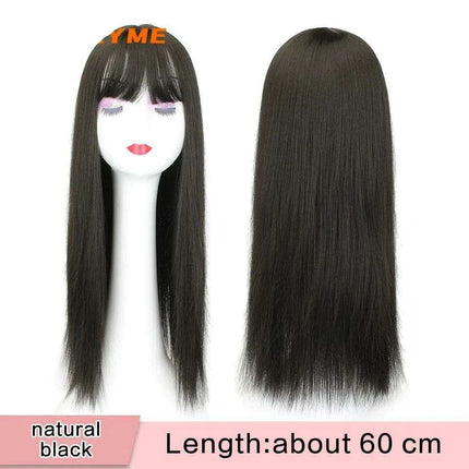 Seamless White Hair Clip-In Bangs for Effortless Style Transformation - Très Elite