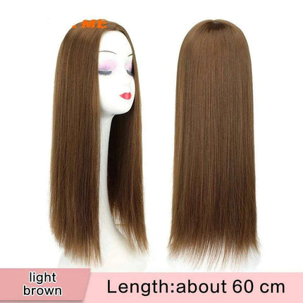 Seamless White Hair Clip-In Bangs for Effortless Style Transformation - Très Elite