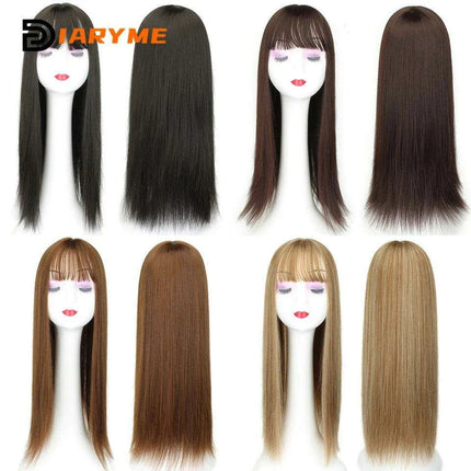 Seamless White Hair Clip-In Bangs for Effortless Style Transformation - Très Elite