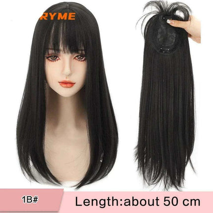 Seamless White Hair Clip-In Bangs for Effortless Style Transformation - Très Elite