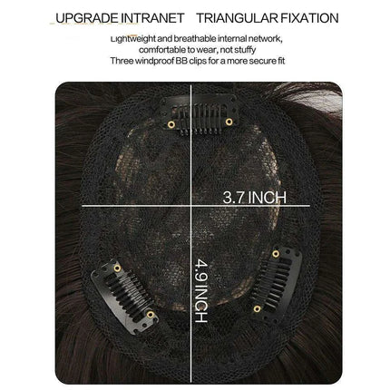 Seamless White Hair Clip-In Bangs for Effortless Style Transformation - Très Elite